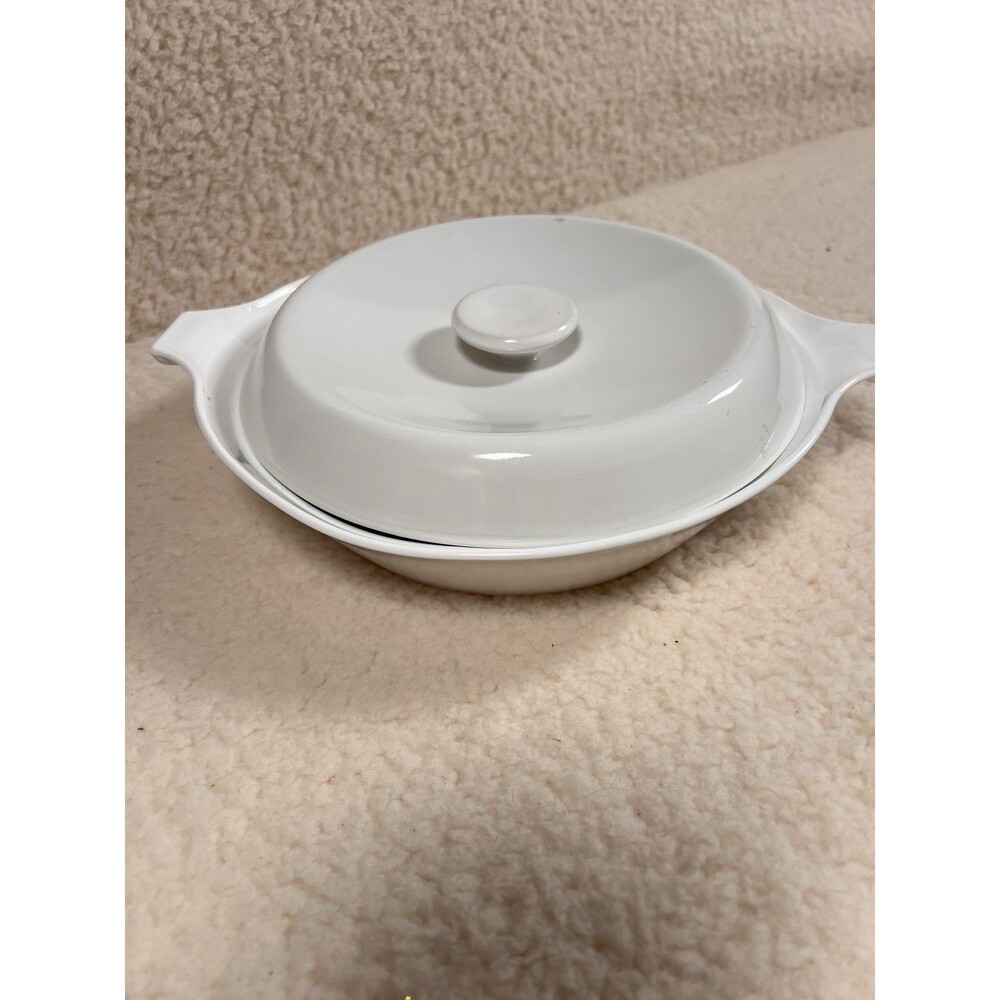 CENTURA CORNING WARE WHITE LIDDED 1 ONE QUART SAUCEPAN